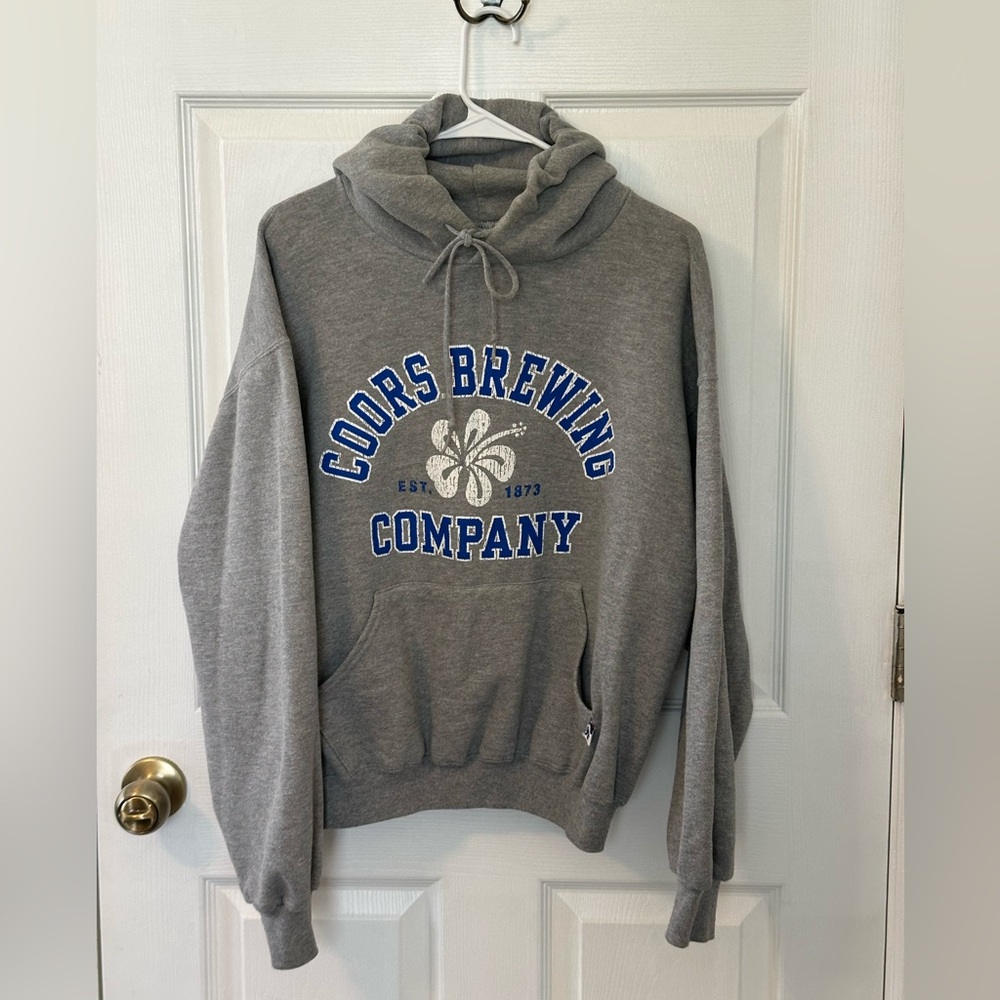 Russell Athletic Gray Coors Brewing Company Pullover Hoodie